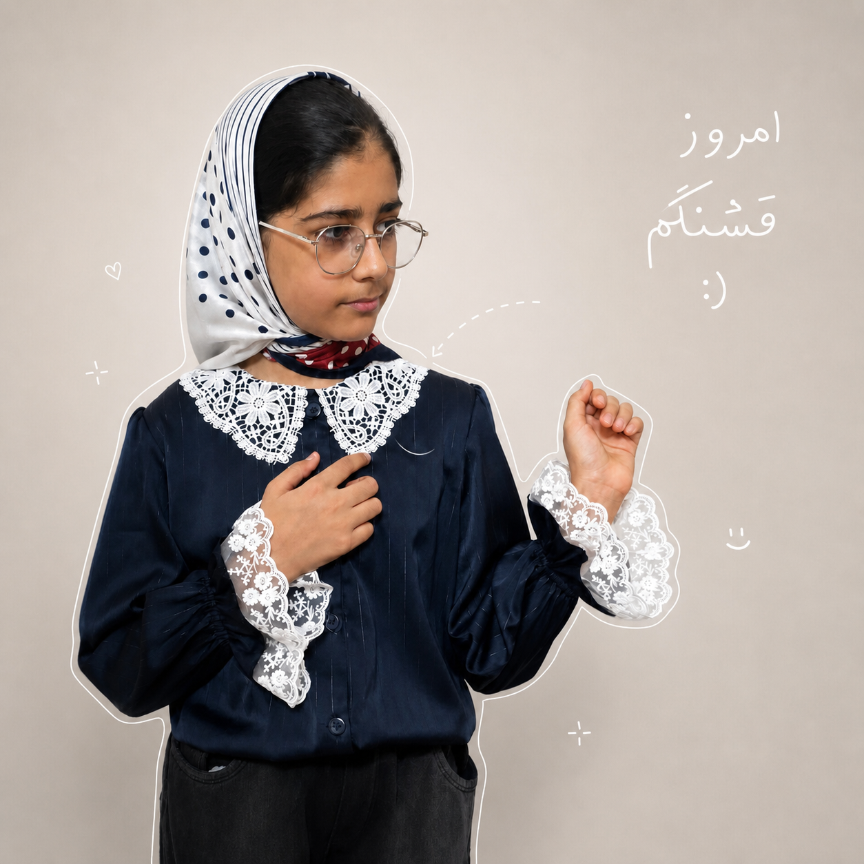 شومیز دخترانه نیکسان